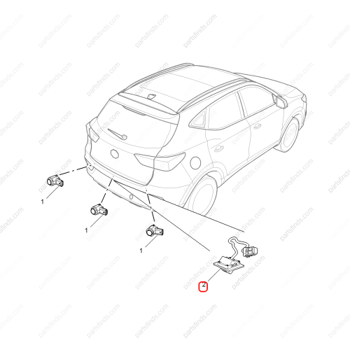 MG Camera OEM 10380088 FOR  MG ZS