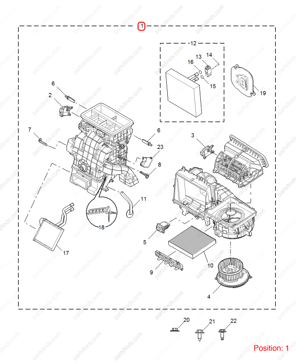 MG Evaporator assembly OEM 10122530 FOR MG6