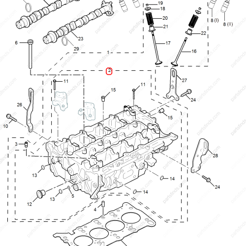 MG Cylinder head OEM 10423461 FOR  MG5 MG HS MG GT