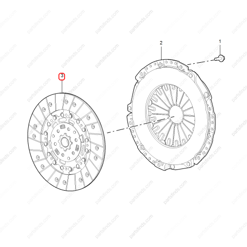 MG Clutch disc OEM 10663215 FOR  MG HS