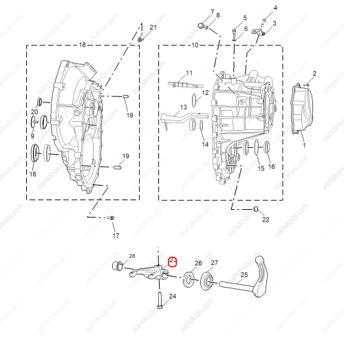 MG Clutch release fork OEM 10822234 FOR  MG5