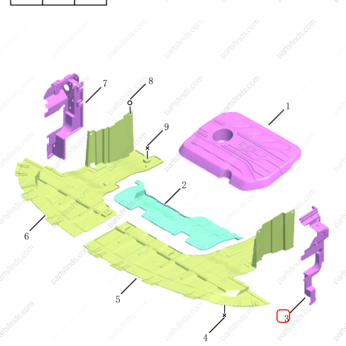 GEELY Radiator Air Duct OEM 5030030100 / 1018062235 FOR  Binrui