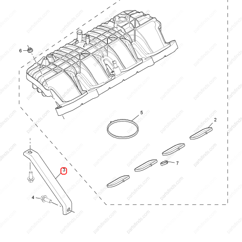 MG Intake manifold bracket OEM 30045452 FOR  RX8 MG HS RX5 MG GS