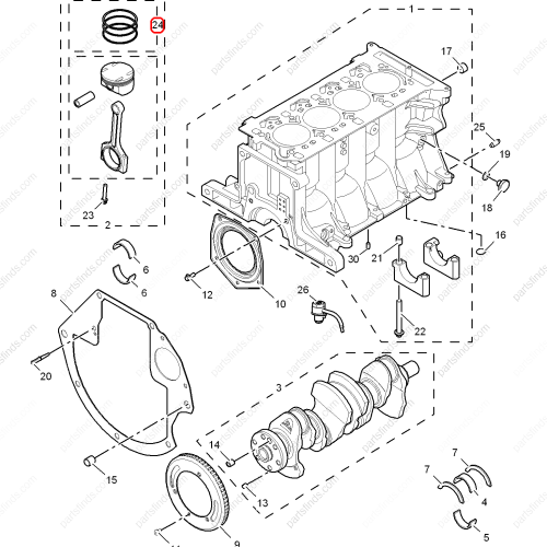 MG Piston ring OEM 10104446 FOR  MG350 MG5