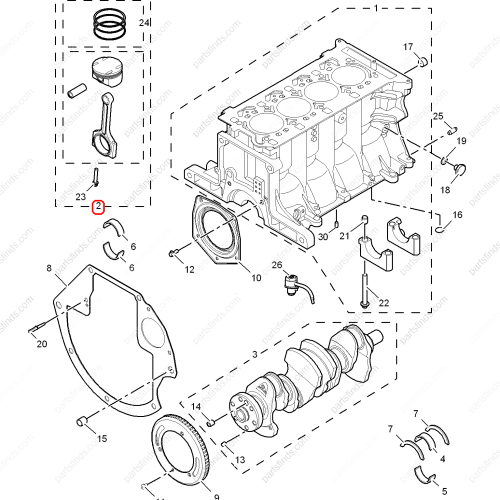 MG Connecting rod OEM 10050885 FOR  MG350 MG3 MG5