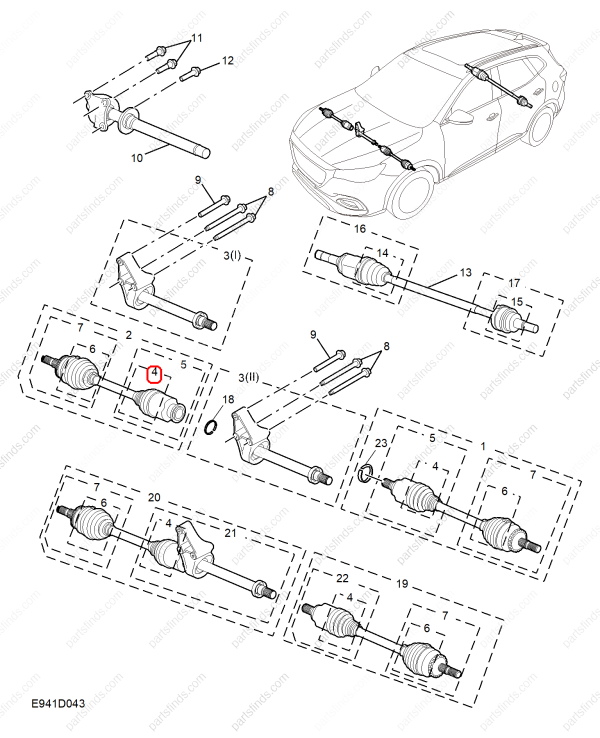 MG CV Boot OEM 10368330 FOR MG HS RX5