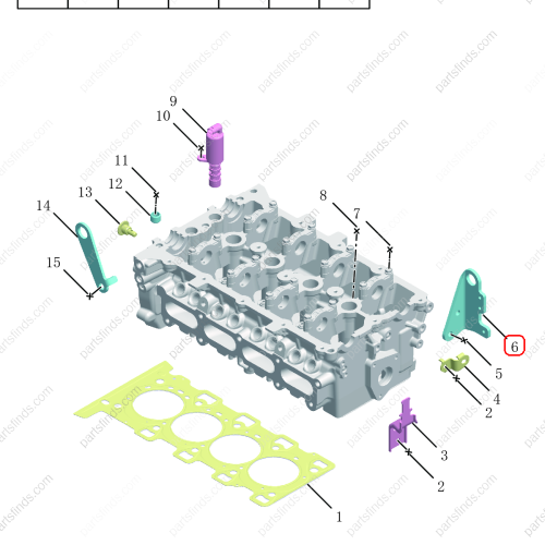 GEELY Engine lifting lug OEM 1116050688 FOR  Binrui