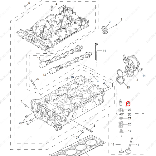 MG Hydraulic Valve Lifter OEM 10531878 FOR  RX8 MG HS