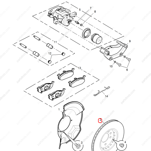 MG Brake disc OEM 50015010 FOR  MG350 MG5