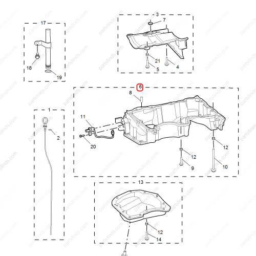 MG Engine oil pan OEM 10244632 FOR  MG ZS