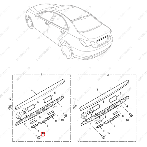 MG Light bulb OEM 30000482 FOR  MG550 MG6