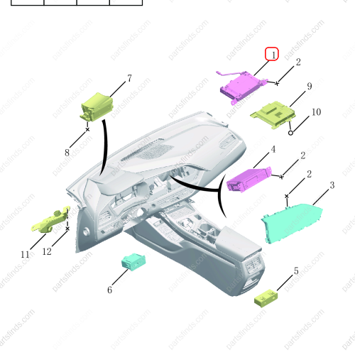 GEELY Body Control Module OEM 7079051700 / 8891489690 FOR  Tugella