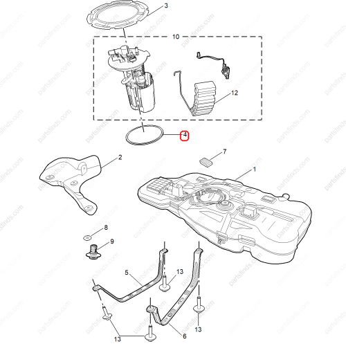 MG Fuel pump gasket OEM 11379040 FOR  MG5