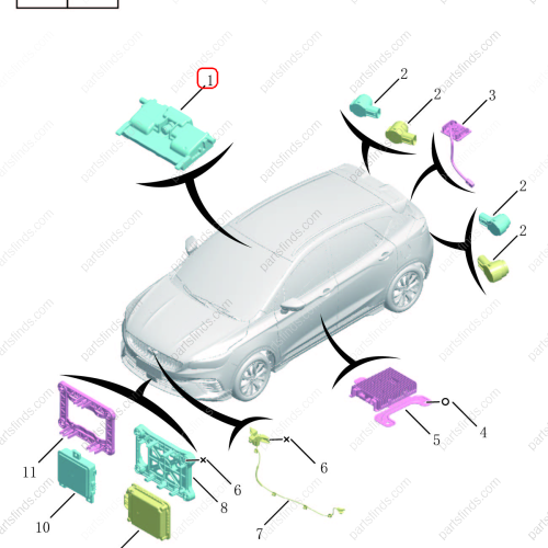 GEELY Camera OEM 7088052300 / 1113000228 FOR  Binrui