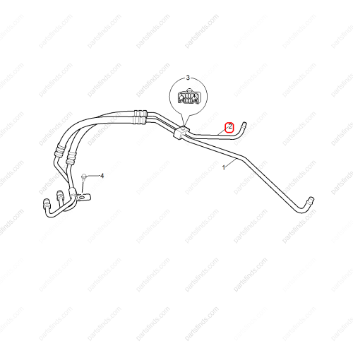 MG Transmission oil pipe OEM 10418245 FOR  MG ZS