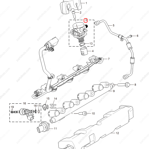 MG High pressure fuel pump OEM 10514757 FOR  MG5