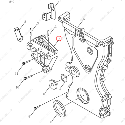 GEELY Engine mount bracket OEM 1016058912 FOR  Binrui