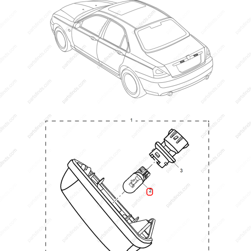 MG Light bulb OEM 93731678 FOR  MG ZS MG750 MG3 MG HS MG5 MG GT RX5 MG GS MG550 RX8 MG350 MG6 MG3 Xross