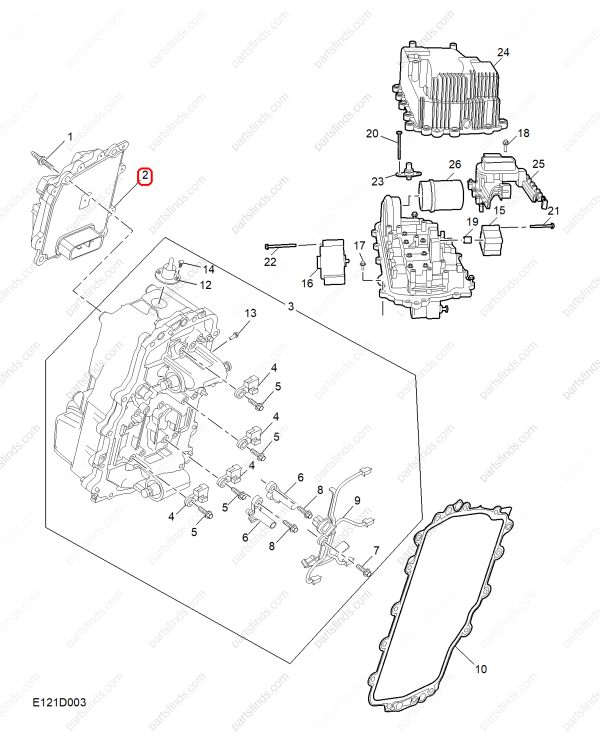 MG Transmission Control Unit OEM 10286259 FOR