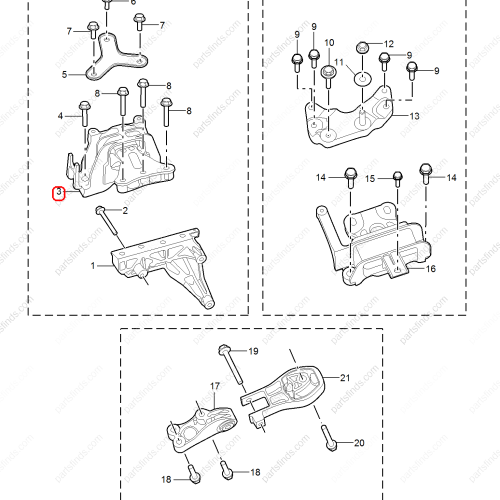 MG Engine mount OEM 10432321 FOR  MG ZS