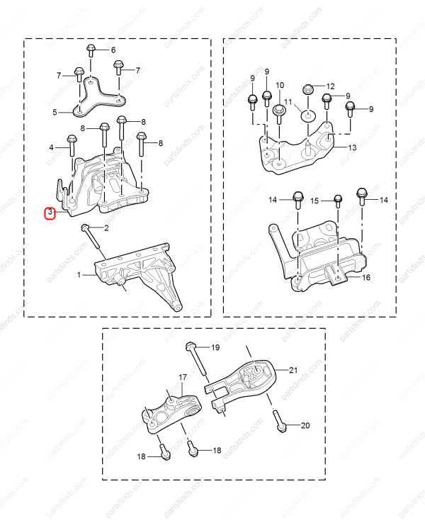 MG Engine mount OEM 10432321 FOR  MG ZS