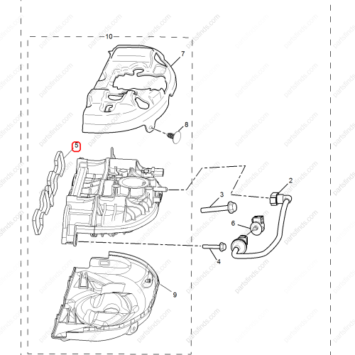 MG Intake manifold gasket OEM 12637018 FOR  RX5