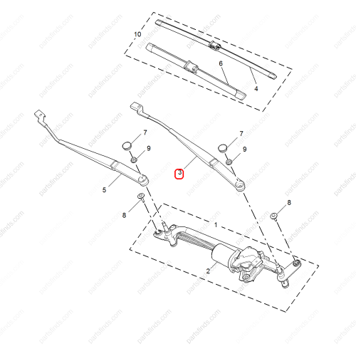 MG Wiper arm OEM 10238373 FOR  MG6