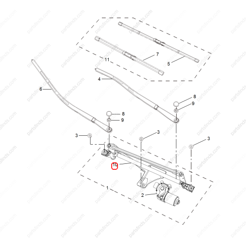 MG Wiper linkage OEM 10074493 FOR  MG350 MG5