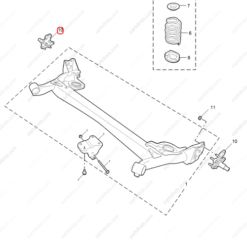 MG Steering Knuckle OEM 10243665 FOR  MG ZS