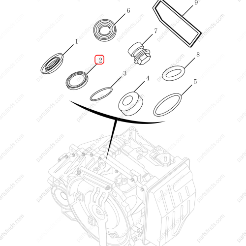 GEELY Oil seal OEM 3045503600R FOR  Emgrand GT Emgrand X7 Sport