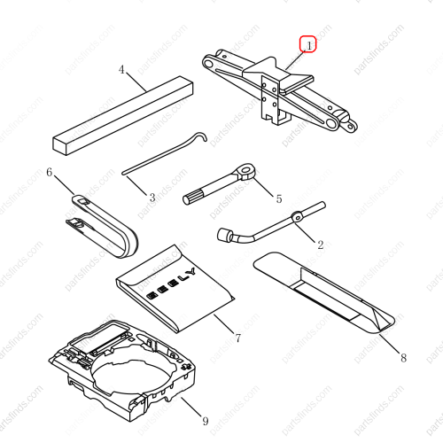 GEELY Jack OEM 1018031340 FOR  Emgrand X7 Sport Tugella