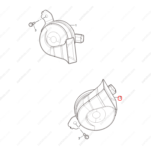 MG Horn OEM 10264131 FOR  RX5 MG GS