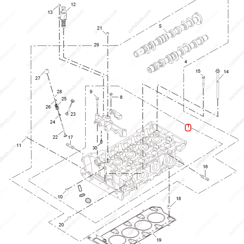 MG Cylinder head OEM 30052932 FOR  MG350 MG5