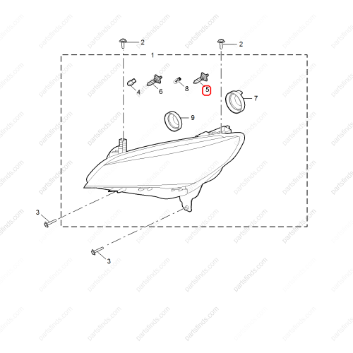 MG Light bulb OEM 10461282 FOR