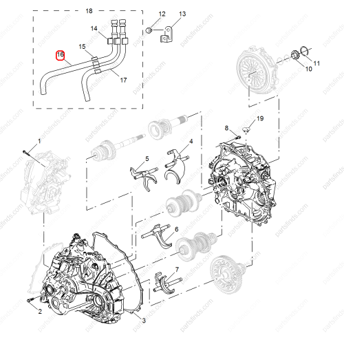 MG Transmission Breathing Vent  OEM 10298417 FOR  MG5