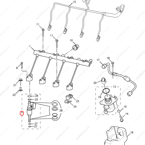 MG Fuel injector OEM 10258914 FOR  MG6 MG5 MG HS