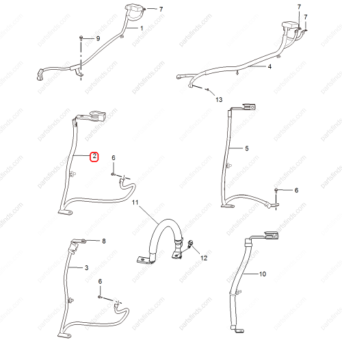 MG Battery cable OEM 10228950 FOR  MG ZS