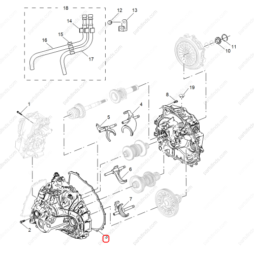 MG Transmission housing gasket OEM 24276258 FOR  MG6 MG5 MG HS RX5 MG GS