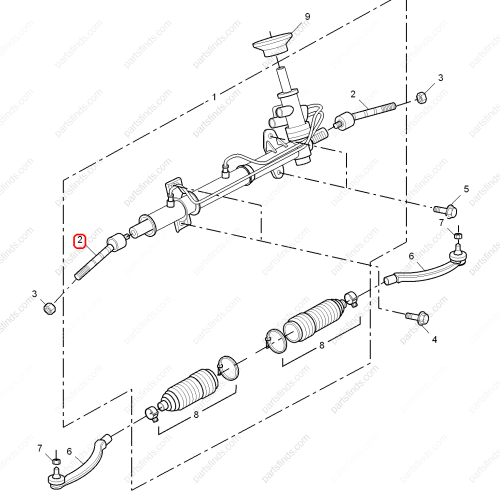 MG Tie Rod End OEM 10004333 FOR  MG550 MG6