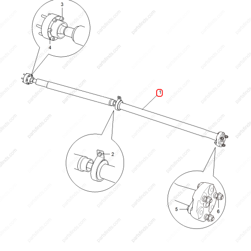 MG Drive shaft OEM 30059388 FOR  MG GS