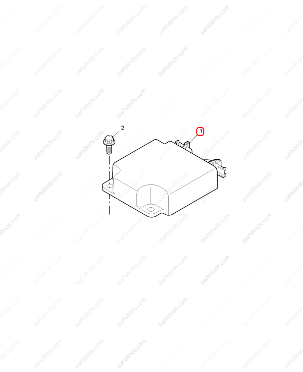 MG Airbag control unit OEM 10043844 FOR  MG550 MG6