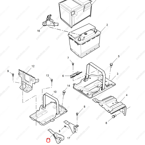 MG Battery bracket OEM 10211800 FOR