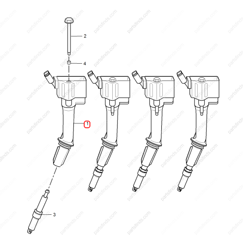 MG Ignition coil OEM 12635672 FOR  MG ZS MG6 MG HS RX5