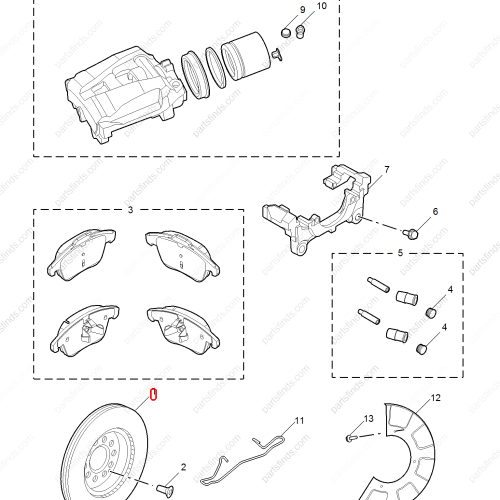 MG Brake disc OEM 10266048 FOR  MG ZS