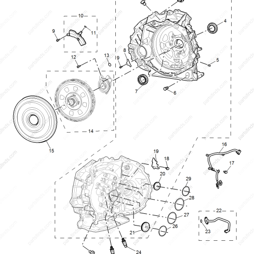 MG Transmission housing OEM 10546074 FOR  MG5 MG HS MG GT