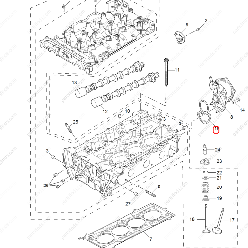 MG Brake vacuum pump gasket OEM 10099387 FOR  RX8 MG HS RX5 MG GS