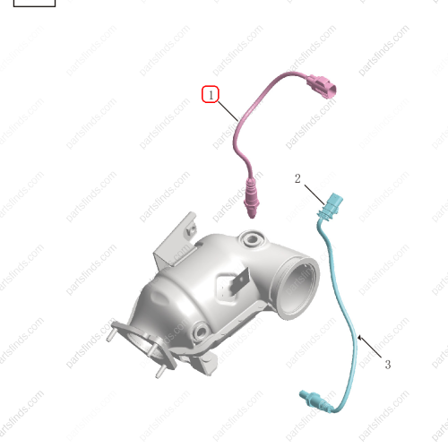 GEELY Oxygen sensor OEM 2052509300 / 8890651502 FOR  Tugella