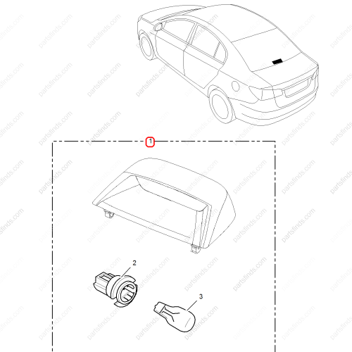 MG High mount brake light OEM 50018930ESA FOR  MG350