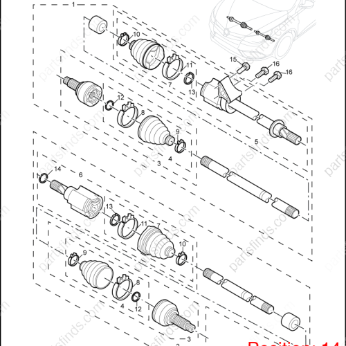 MG Half shaft circlip OEM 10132829 FOR