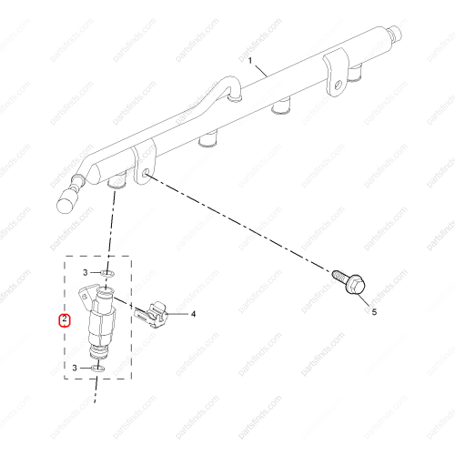 MG Fuel injector OEM 10004086 FOR  MG350 MG6 MG5